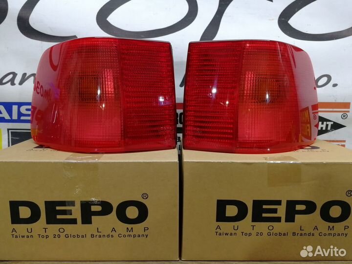 Красные фонари Ауди 100 С4 А6С4 седан