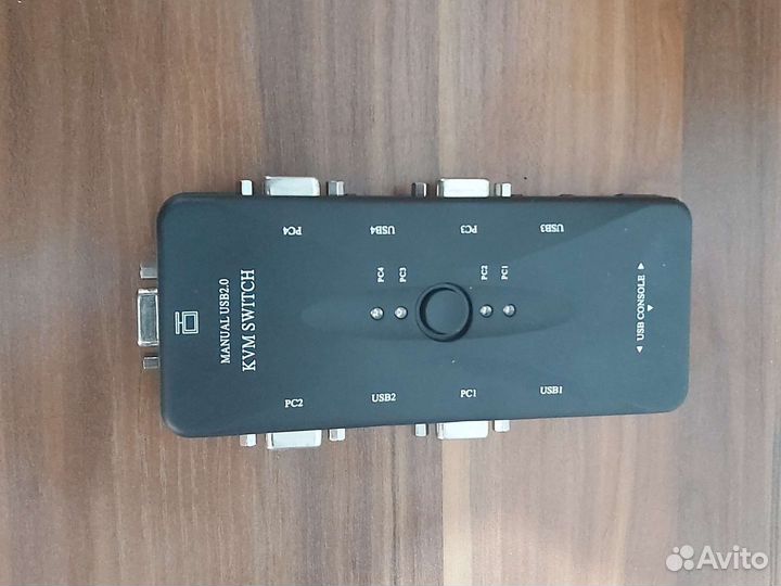 Kvm switch vga+USB на 4 pc