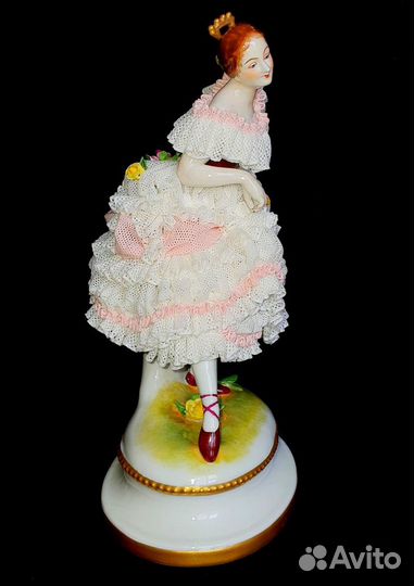 Фарфоровая балерина, кружевной фарфор