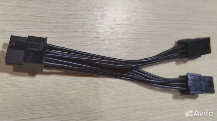 Переходник кабель 2*6pin-на-8pin(6+2) GPU (PCI-E)