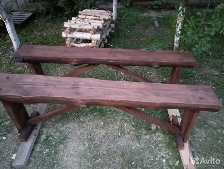 Лавка деревянная