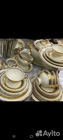 Сервиз столовый с чайным на 6 персон. 41предмета