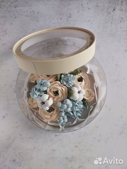 Подарок учителю на 1 сентября.Букет из зефира