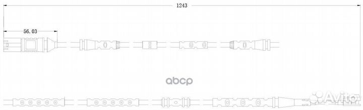 Датчик износа тормозных колодок зад PFS 0085