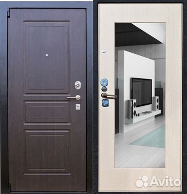Дверь входная Гарда S5 с зеркалом