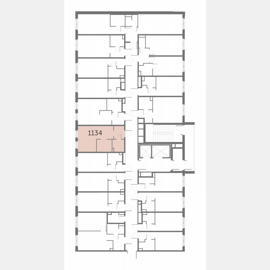Апартаменты-студия, 28 м², 12/17 эт.