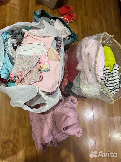 Детские вещи пакетами