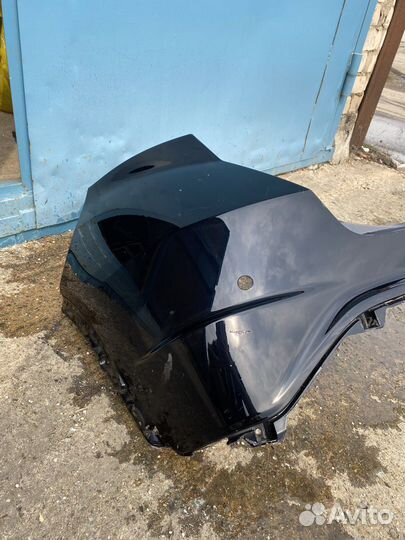 Бампер задний Honda Civic 8 Хэтчбэк чёрный