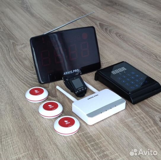 Система вызова персонала беспроводная - комплект