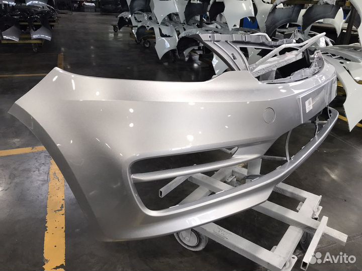 Бампер передний Kia Rio 3 рестайлинг 2015-2017