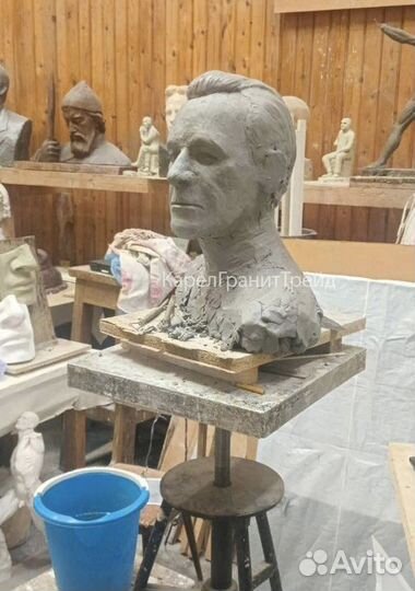 Бюсты из мрамора/ гранита любой сложности на заказ