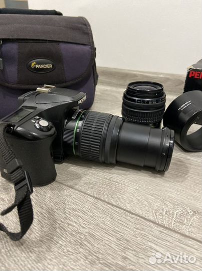 Полный комплект фотографа Nikon D7000, pentax K100