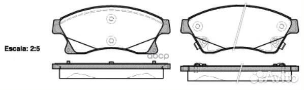 1431 12 13301207 колодки дисковые п Opel Ast