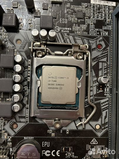 Asus h110m-k+i3 7100+8gbddr4