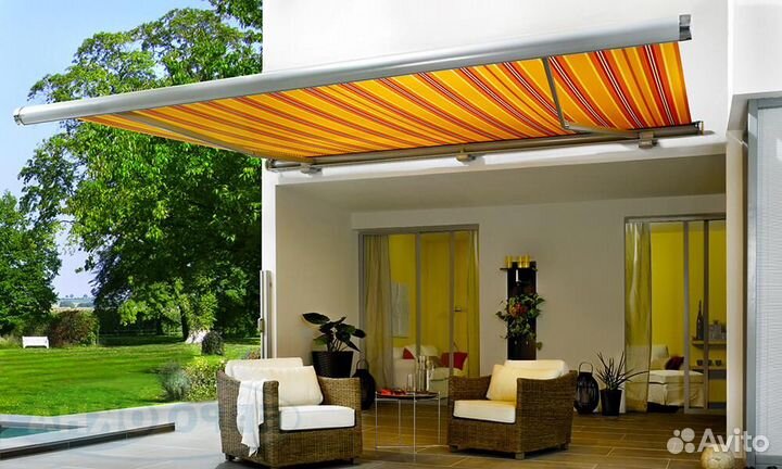 Маркиза выдвижная, навесы, тенты