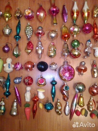 Сссровские ёлочные игрушки