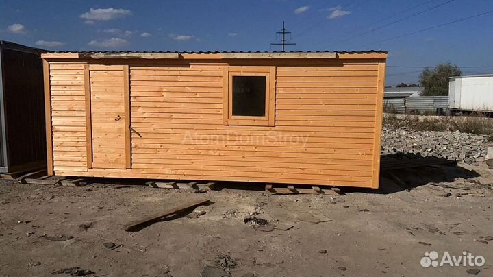 Новые деревянные бытовки