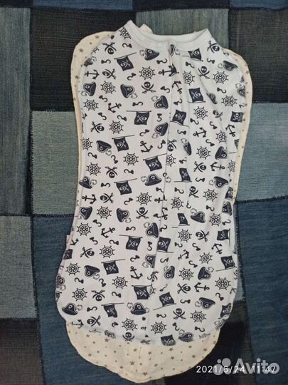 Кокон пелёнка для новорожденных 2 штуки