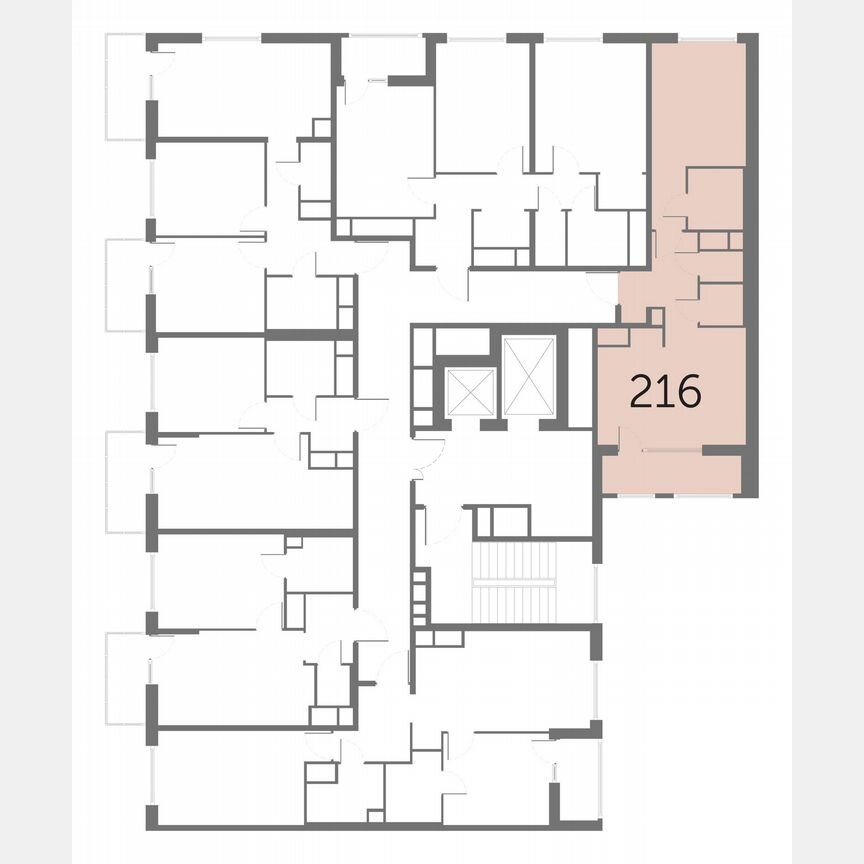 1-к. квартира, 46,2 м², 6/10 эт.