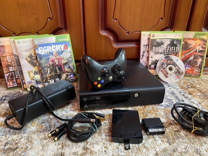 Xbox 360 E console +500gb+Гарантия