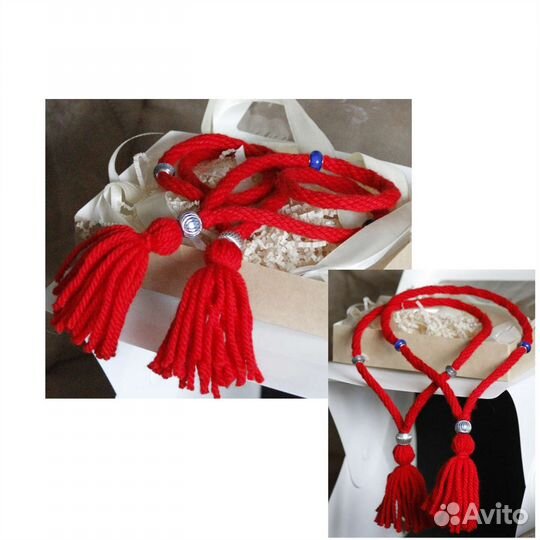 Обереги для собак / шнурок для адресника /ошейник
