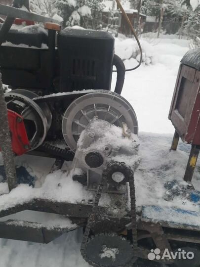 Самодельный снегоход