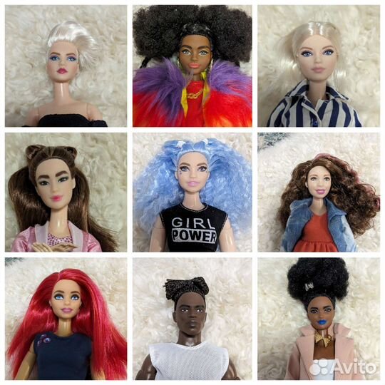 Барби много кукол с выставки