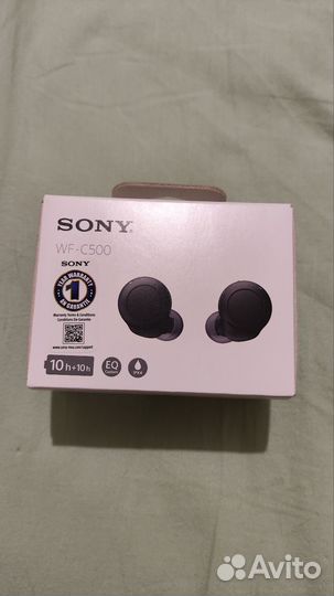 Наушники TWS Sony WF-C500 черный