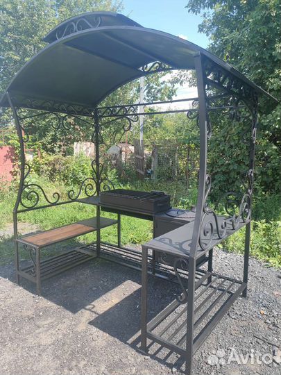 Мангалы с навесом 8мм с зольником, цена от