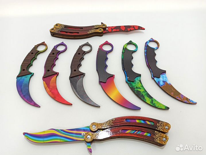 Игрушка из дерево бабочка керамбит