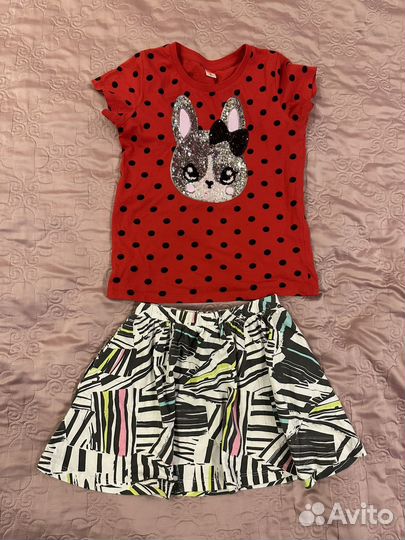 Вещи пакетом на девочку128-134