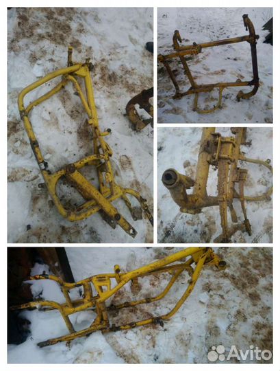 Рама с коляской люлькой от мотоцикла урал