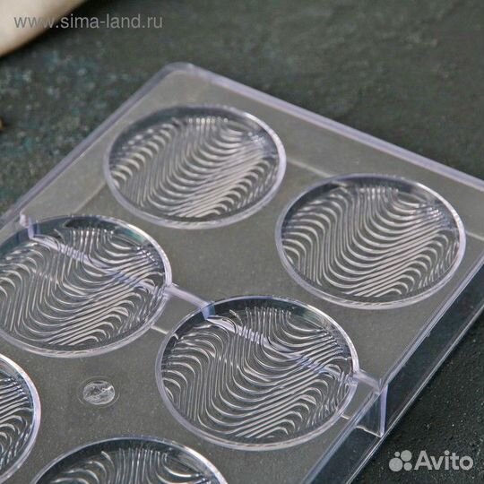 Форма для шоколада и конфет konfinetta «Круг», 331