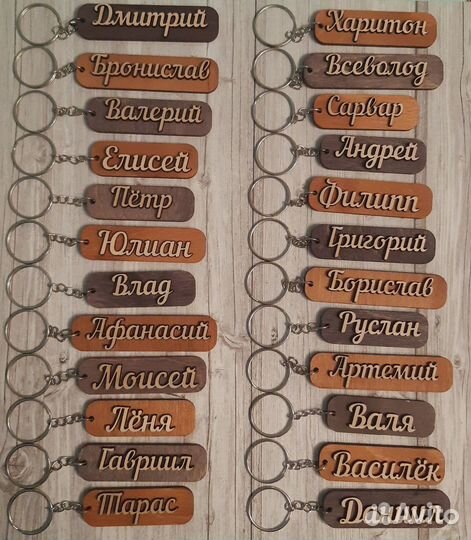 Брелок именной