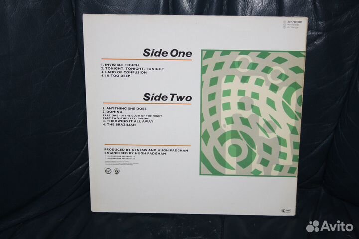 Виниловая пластинка genesis - invisible touch