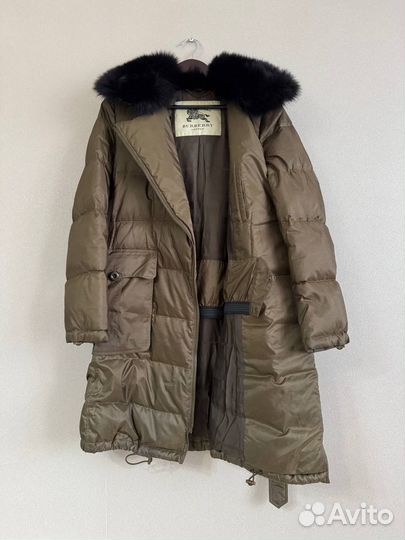 Пуховик женский burberry оригинал