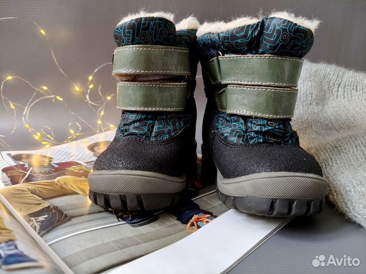 Сапоги сноубутсы зимние для мальчика Скороход 21