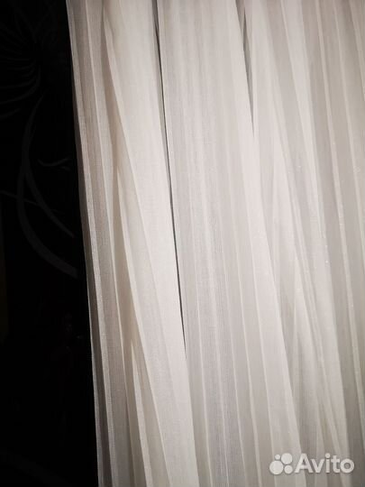 Тюль 2,5 м высотой 260