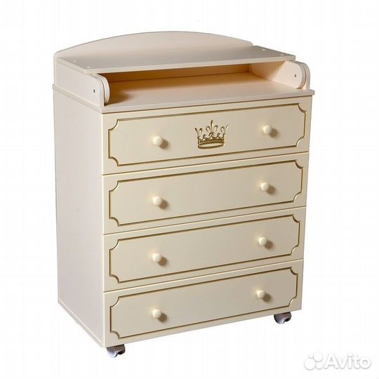 Комодс пеленальным столом Nikol