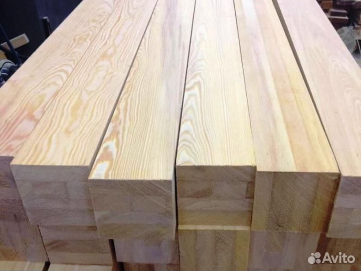 Клееный брус лиственница,в наличии все размеры