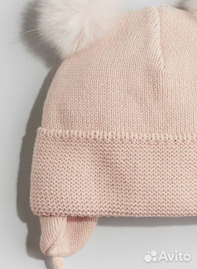 Шапка тёплая для девочки 98,104,110 H&M