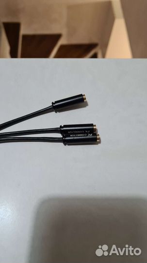 Переходник 2RCA - 3 jack 3.5