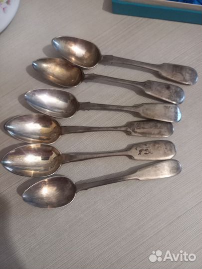 Серебряные ложки 84 проба