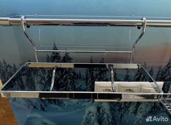 Полка для барной стойки центральная