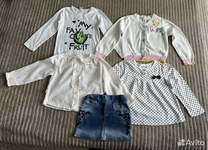 Детские вещи пакетом для девочек 2-4 года