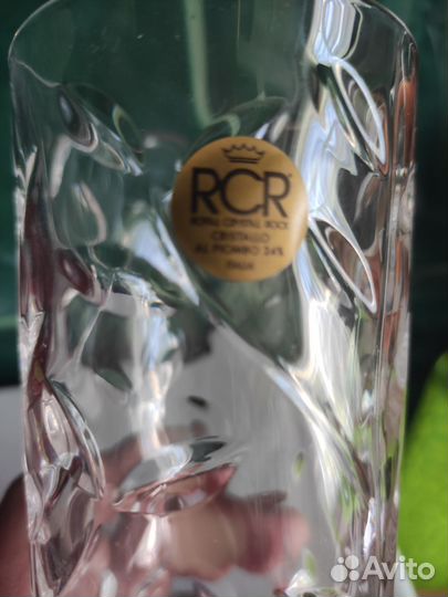 Набор хрустальных стаканов Италия