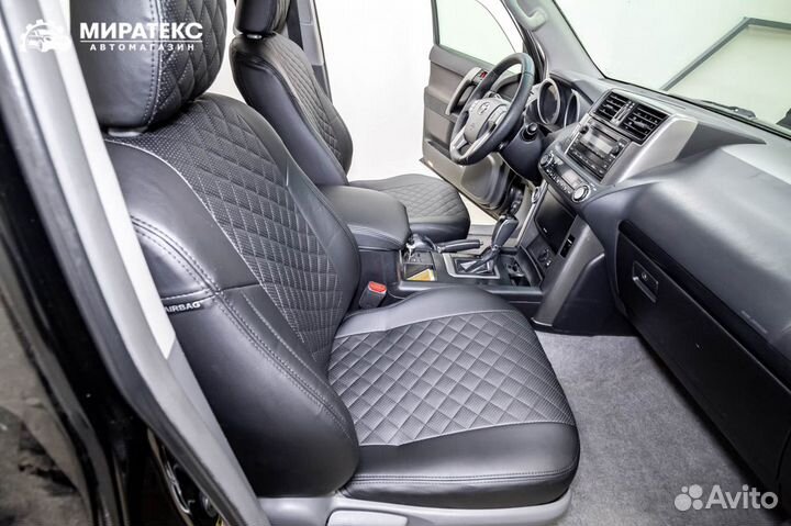 Авточехлы Тойота Прадо 150 с 09-17 / Экокожа Ромб