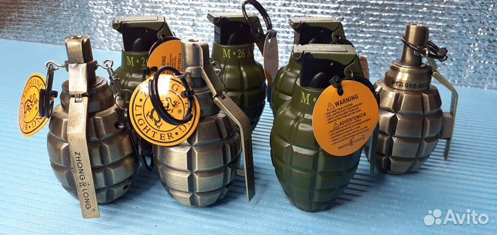 Зажигалка с турбо пламенем Граната