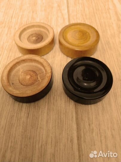 Шашки из дерева