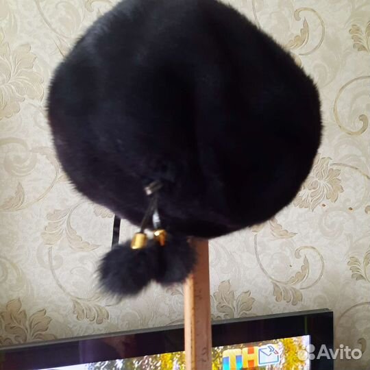 Берет женский из норки мягкий